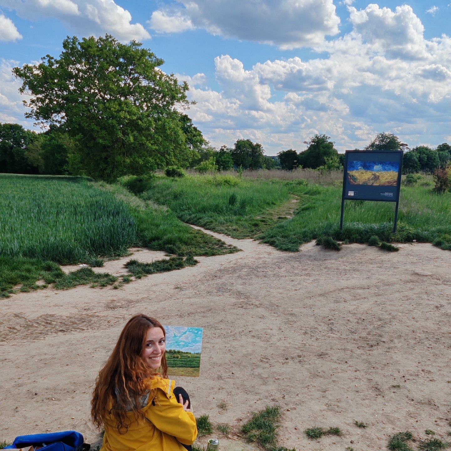 Painting outdoors