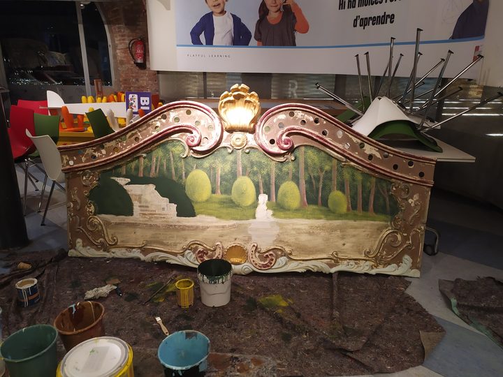 First layers of the fountain