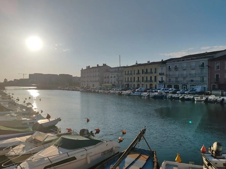 The Port of Sète at dawn