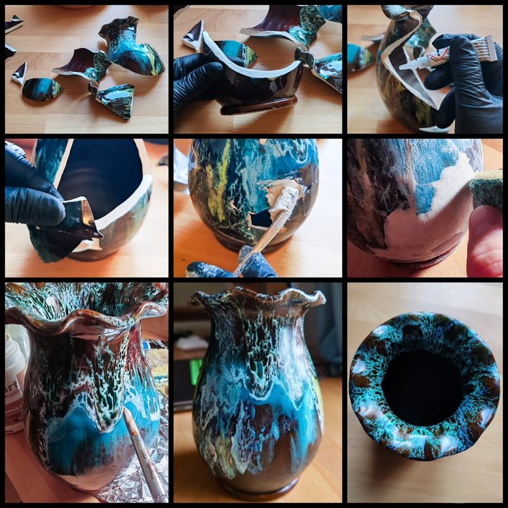 Ceramic vase: reconstruction
