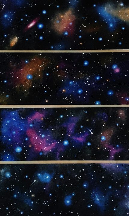 Spatial dream (triptych)