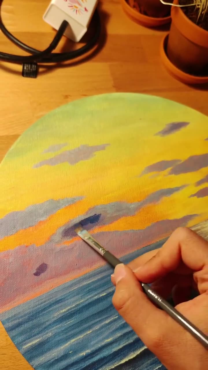 Fast painting in progress