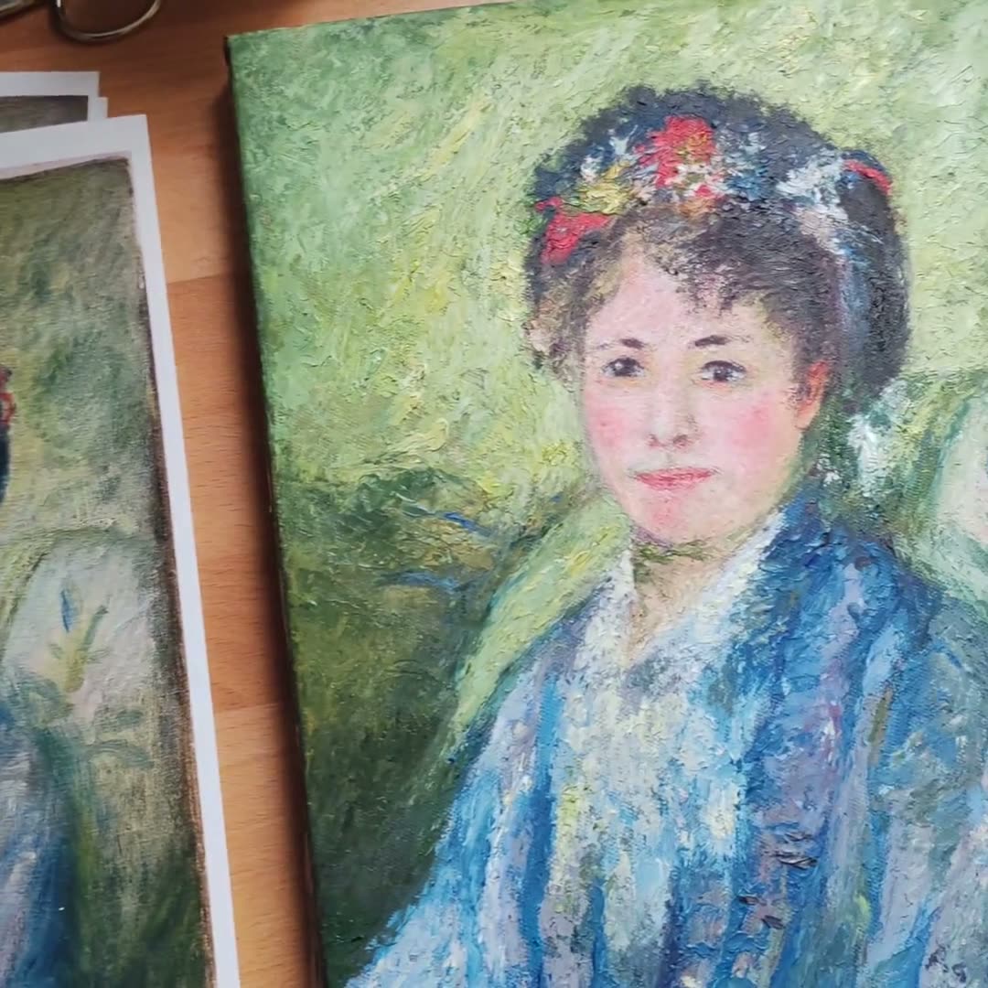 Copy after Renoir, in progress
